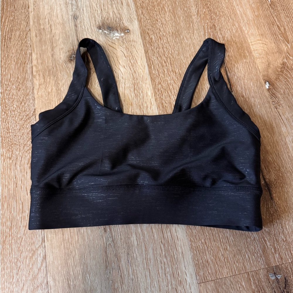Carbon 38 Black Glitter‎ Sports Bra Size XS